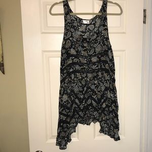 Free People Trapeze Printed Slip - MEDIUM